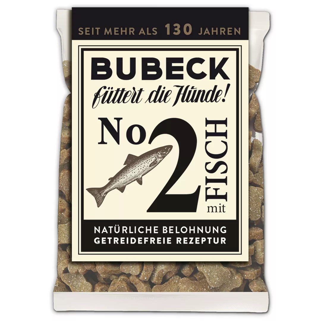 No. 2 mit Fisch 210g | getreidefreie Hundekuchen