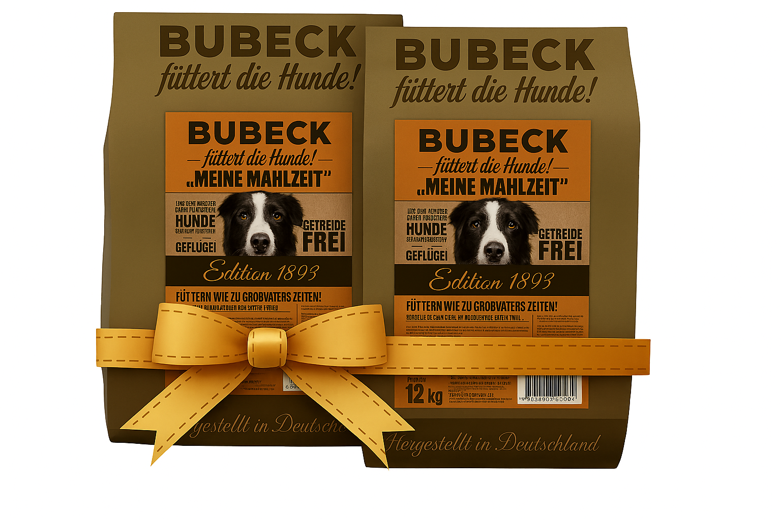 Bubeck - Vorteilspack - Trockenfutter - Meine Mahlzeit mit Geflügel - getreidefrei - 2 x 12kg